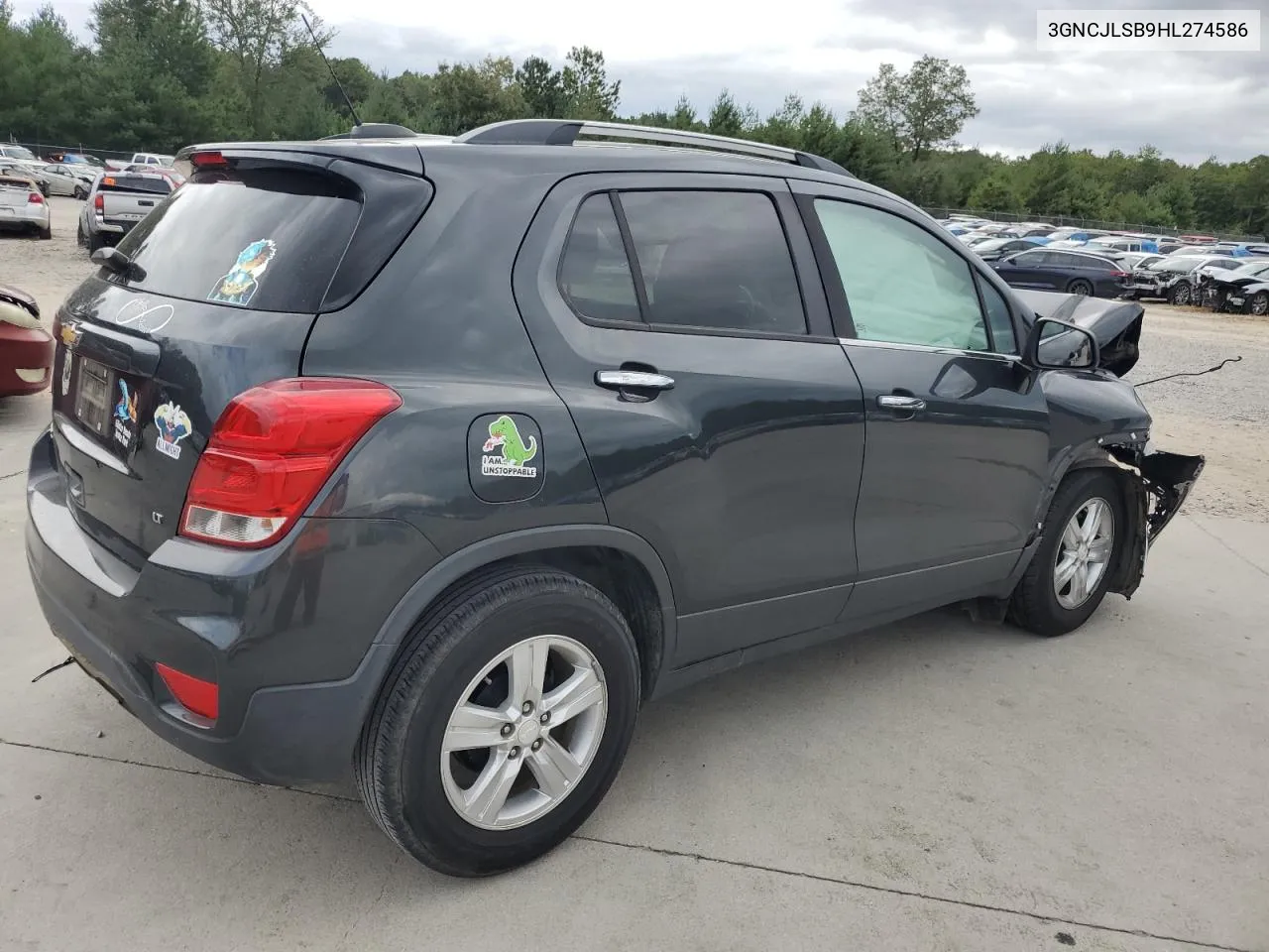 2017 Chevrolet Trax 1Lt VIN: 3GNCJLSB9HL274586 Lot: 71414674