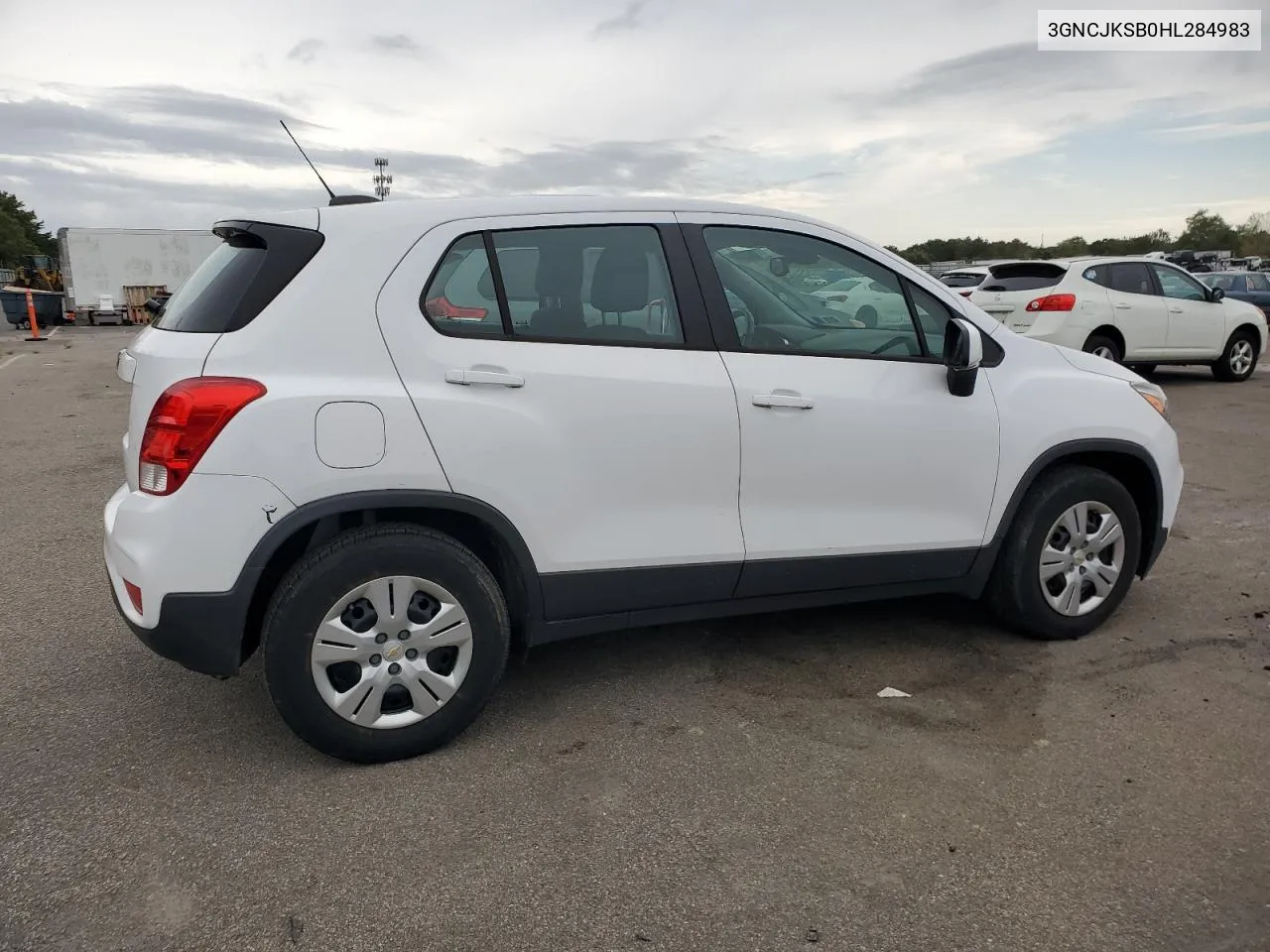 2017 Chevrolet Trax Ls VIN: 3GNCJKSB0HL284983 Lot: 71853274