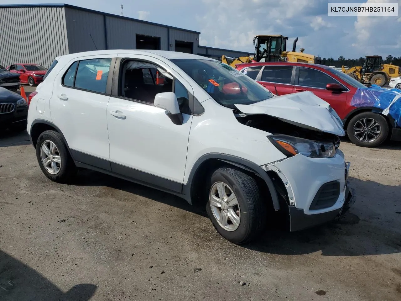 2017 Chevrolet Trax Ls VIN: KL7CJNSB7HB251164 Lot: 71933044