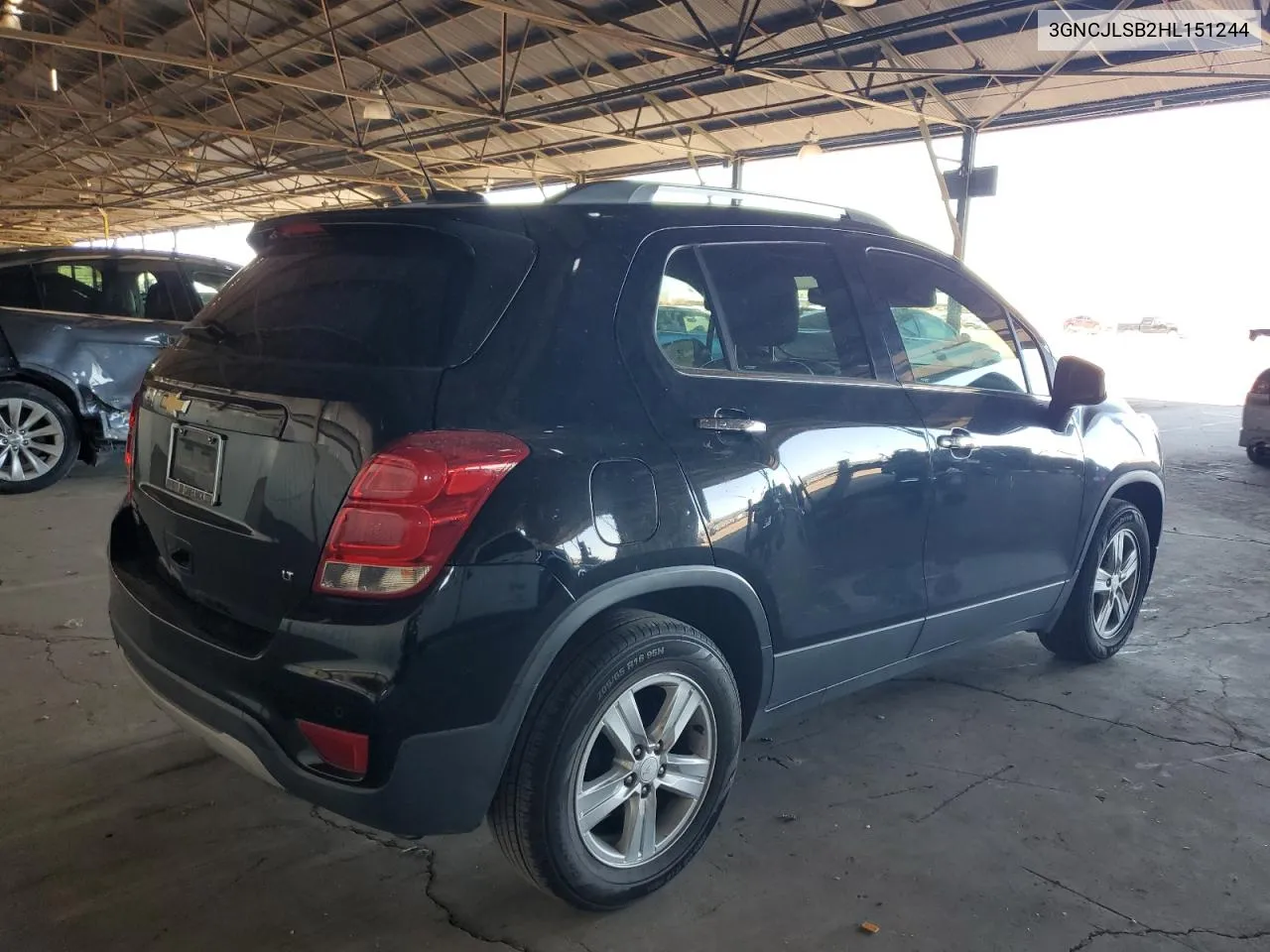 2017 Chevrolet Trax 1Lt VIN: 3GNCJLSB2HL151244 Lot: 72095304