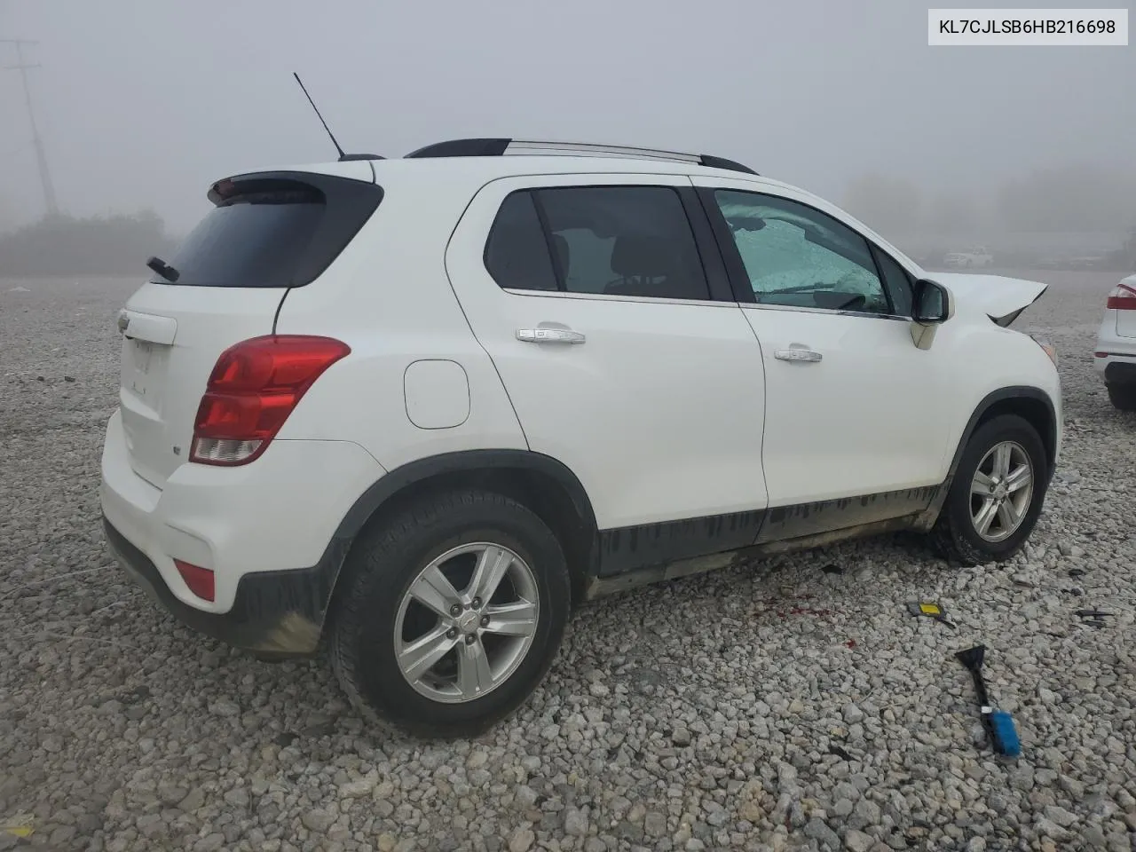 2017 Chevrolet Trax 1Lt VIN: KL7CJLSB6HB216698 Lot: 72140714