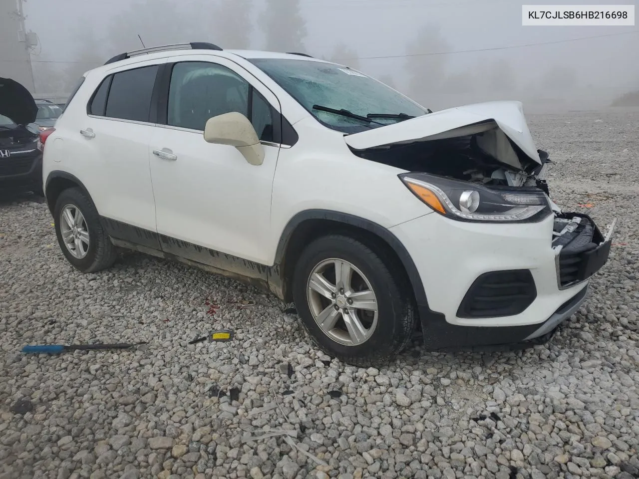 2017 Chevrolet Trax 1Lt VIN: KL7CJLSB6HB216698 Lot: 72140714