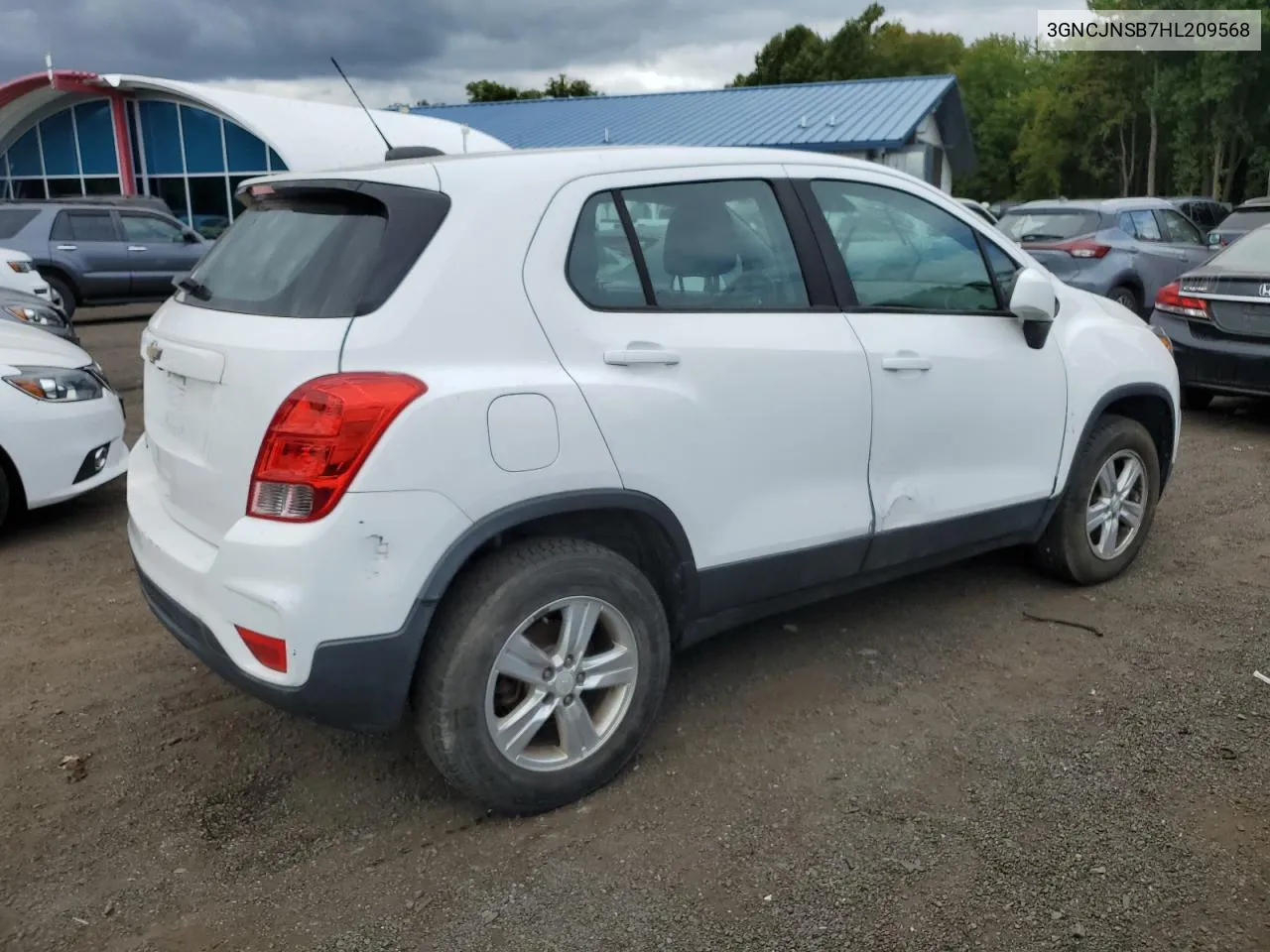 2017 Chevrolet Trax Ls VIN: 3GNCJNSB7HL209568 Lot: 72469914