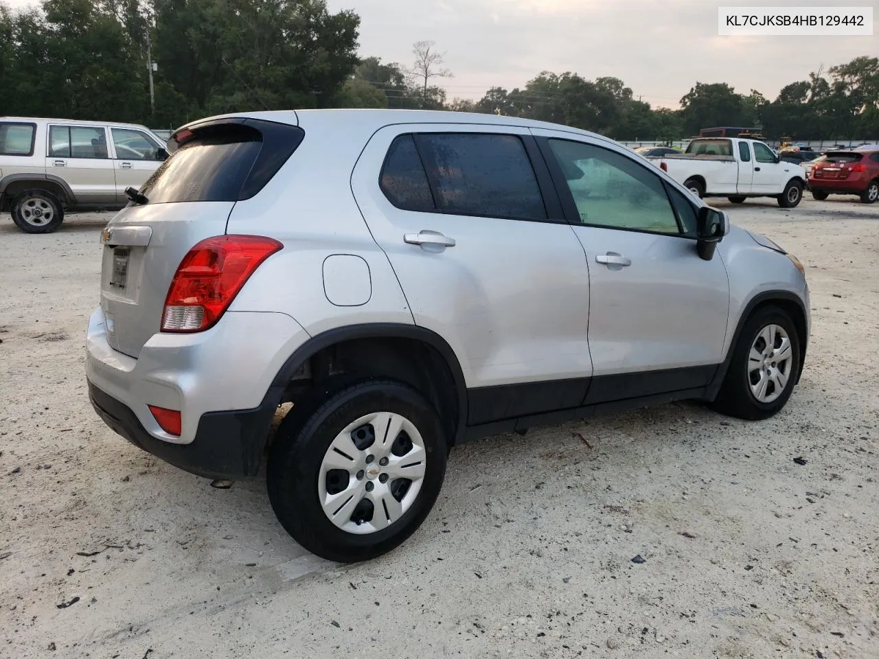 2017 Chevrolet Trax Ls VIN: KL7CJKSB4HB129442 Lot: 72511034