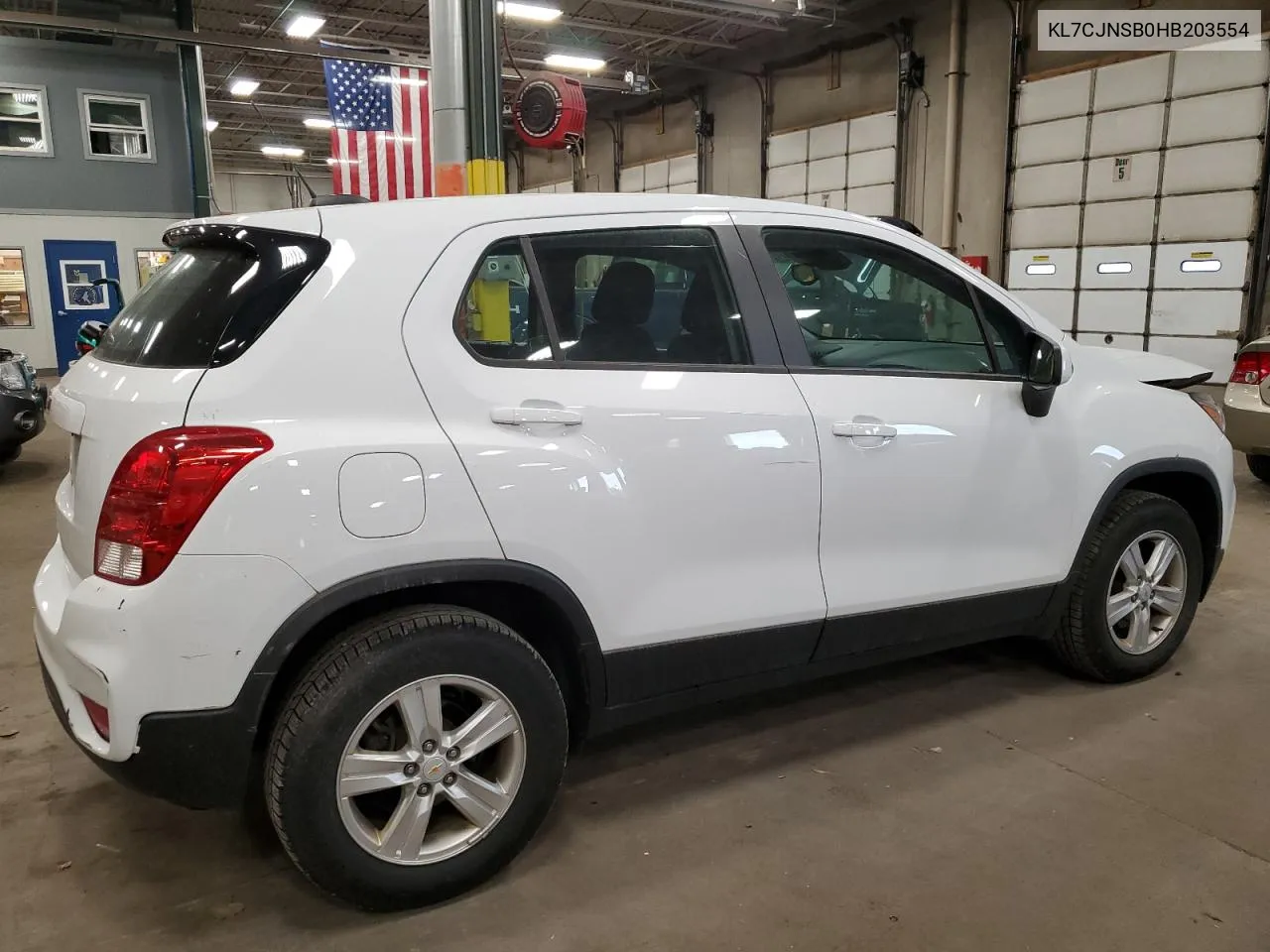 2017 Chevrolet Trax Ls VIN: KL7CJNSB0HB203554 Lot: 72797814