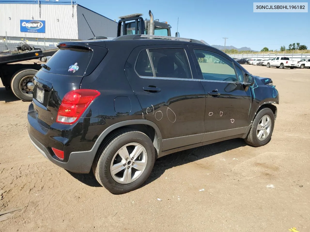 2017 Chevrolet Trax 1Lt VIN: 3GNCJLSB0HL196182 Lot: 72911724