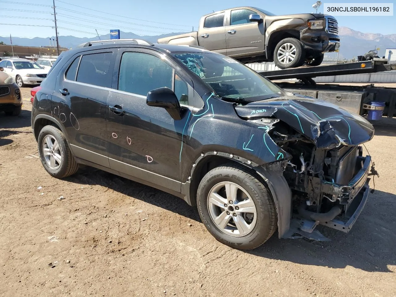 2017 Chevrolet Trax 1Lt VIN: 3GNCJLSB0HL196182 Lot: 72911724