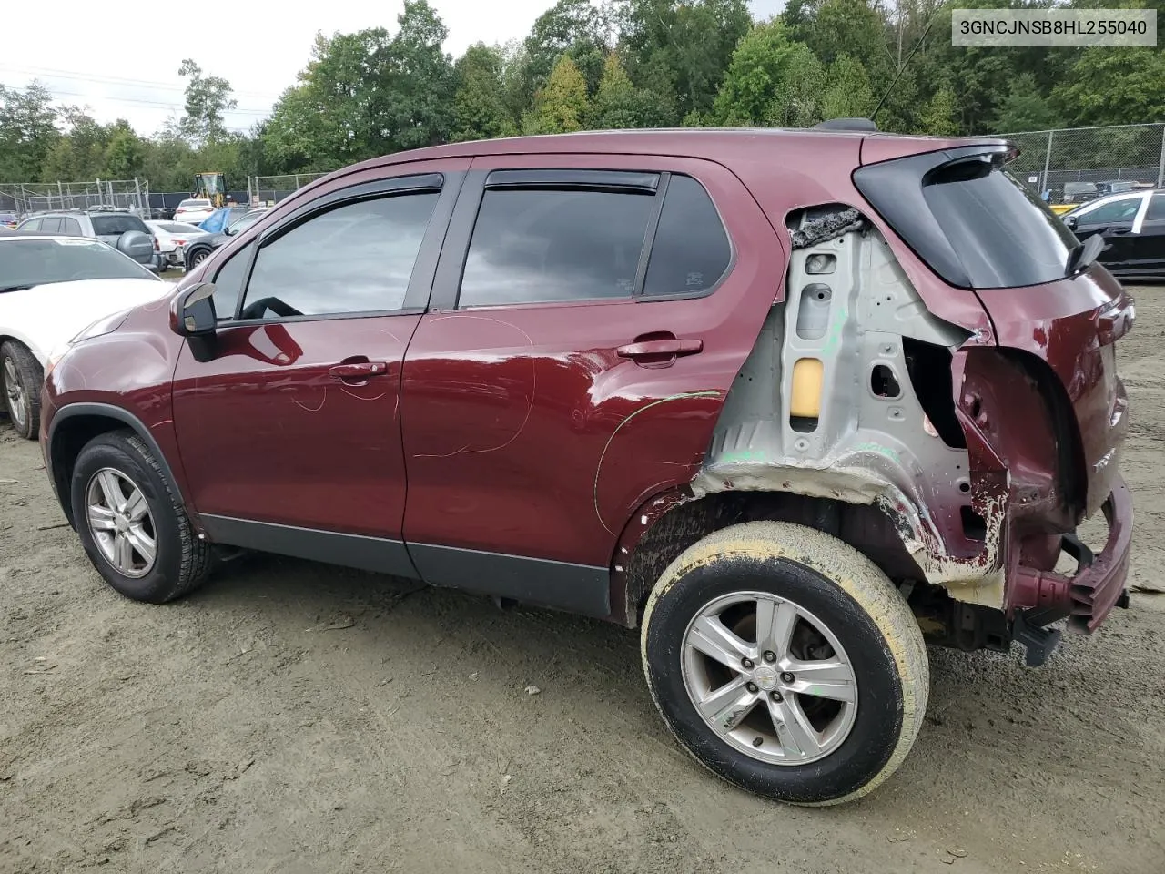 2017 Chevrolet Trax Ls VIN: 3GNCJNSB8HL255040 Lot: 73065594