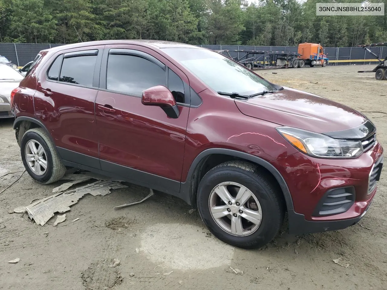 2017 Chevrolet Trax Ls VIN: 3GNCJNSB8HL255040 Lot: 73065594