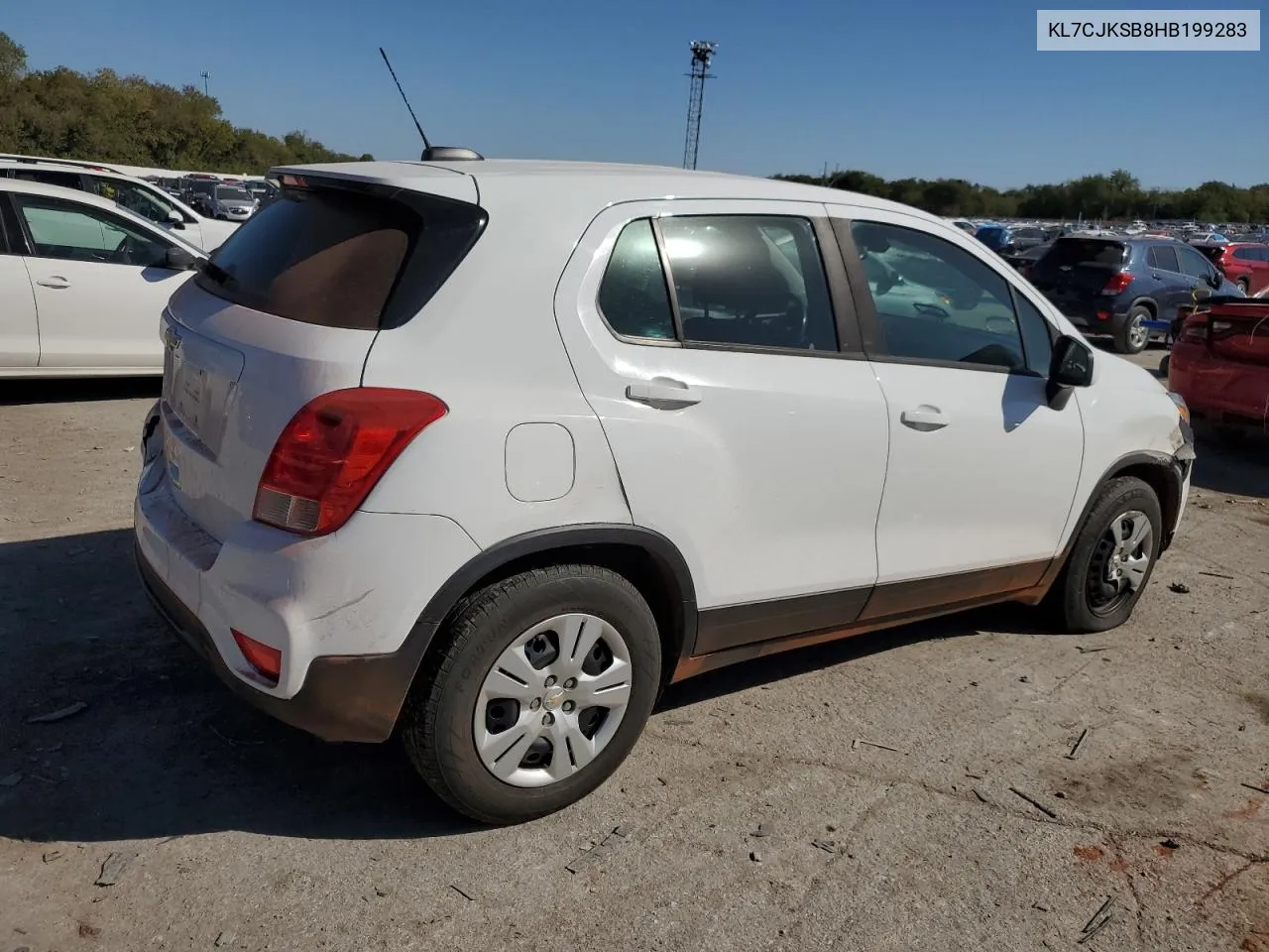 2017 Chevrolet Trax Ls VIN: KL7CJKSB8HB199283 Lot: 73119784