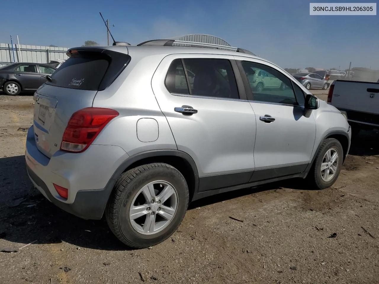 2017 Chevrolet Trax 1Lt VIN: 3GNCJLSB9HL206305 Lot: 73216054