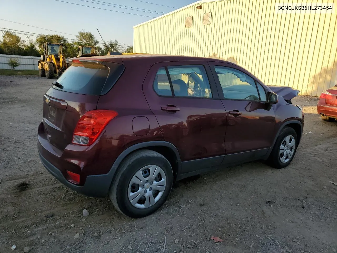 2017 Chevrolet Trax Ls VIN: 3GNCJKSB6HL273454 Lot: 73219644