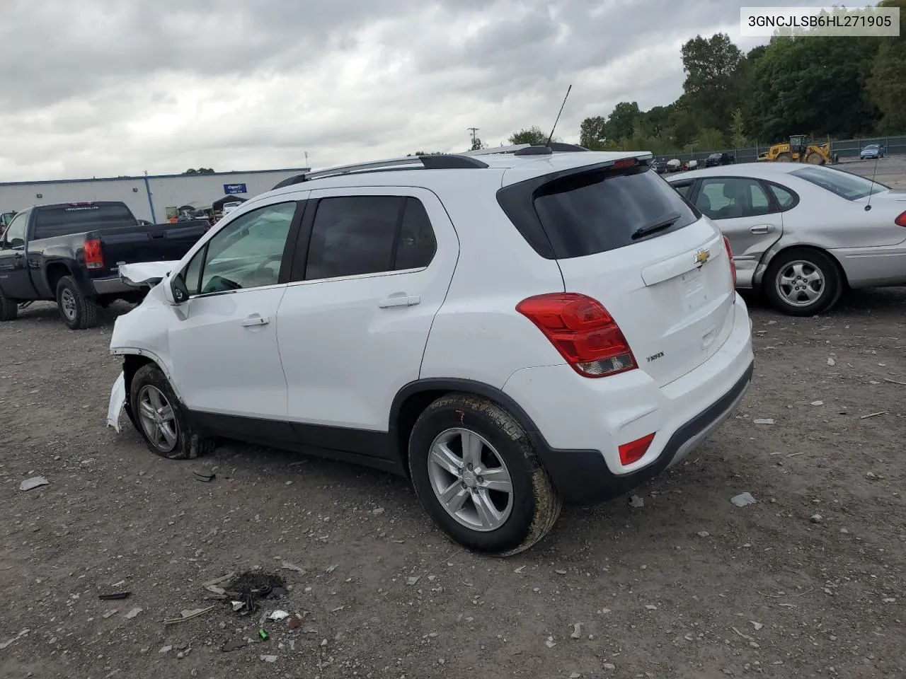 2017 Chevrolet Trax 1Lt VIN: 3GNCJLSB6HL271905 Lot: 73492004