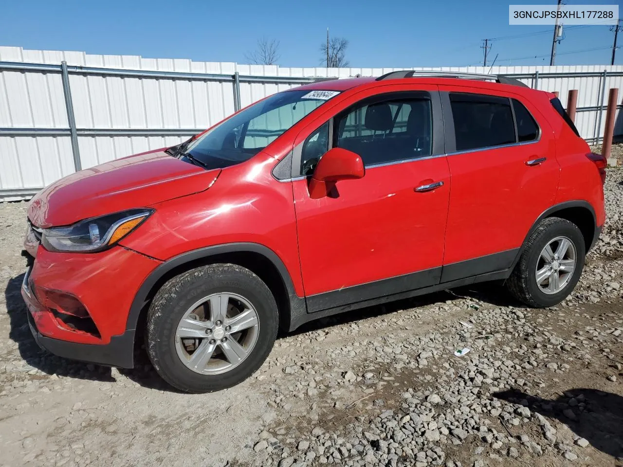 2017 Chevrolet Trax 1Lt VIN: 3GNCJPSBXHL177288 Lot: 73498644