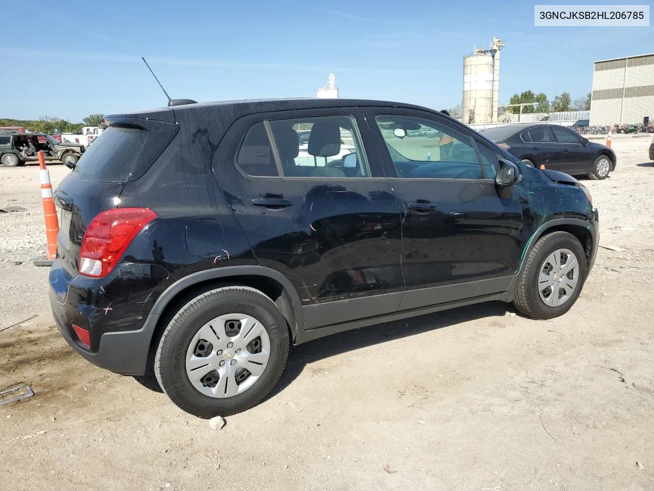 2017 Chevrolet Trax Ls VIN: 3GNCJKSB2HL206785 Lot: 73663744