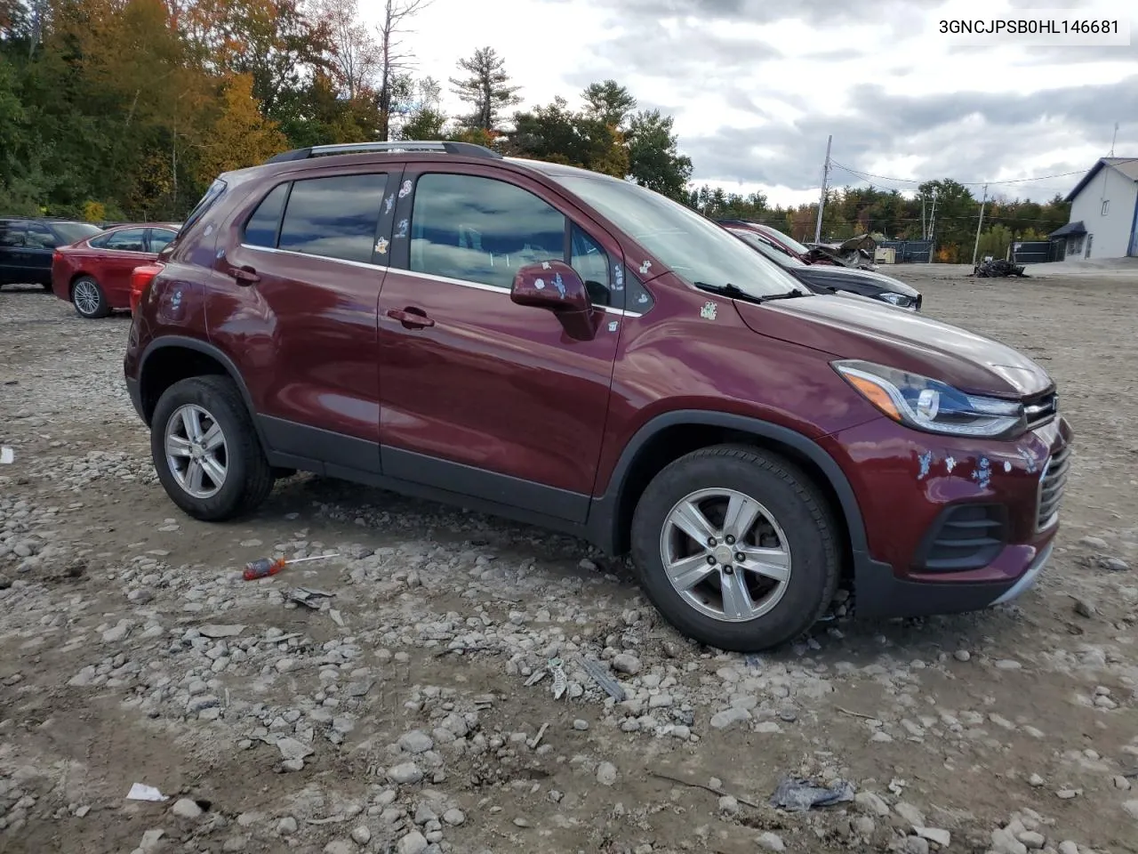 2017 Chevrolet Trax 1Lt VIN: 3GNCJPSB0HL146681 Lot: 74034114