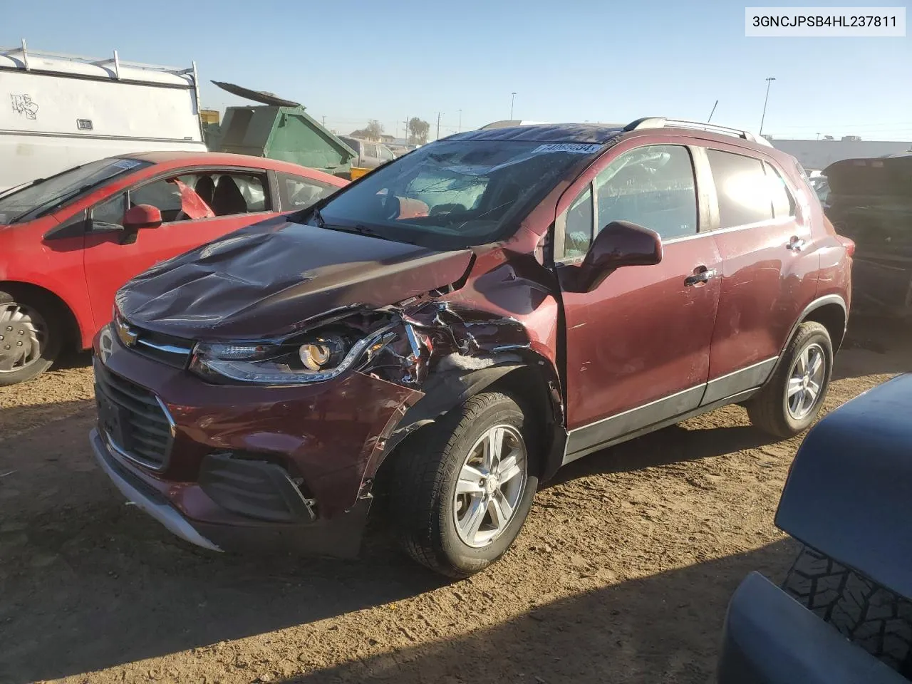 2017 Chevrolet Trax 1Lt VIN: 3GNCJPSB4HL237811 Lot: 74065084