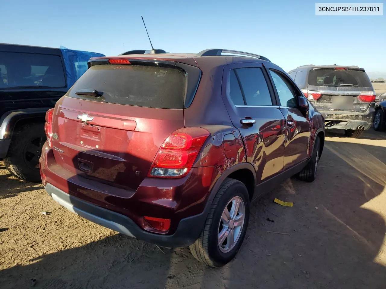 2017 Chevrolet Trax 1Lt VIN: 3GNCJPSB4HL237811 Lot: 74065084