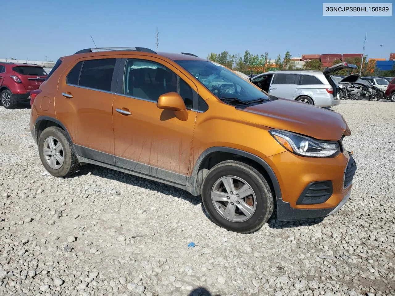 2017 Chevrolet Trax 1Lt VIN: 3GNCJPSB0HL150889 Lot: 75490534