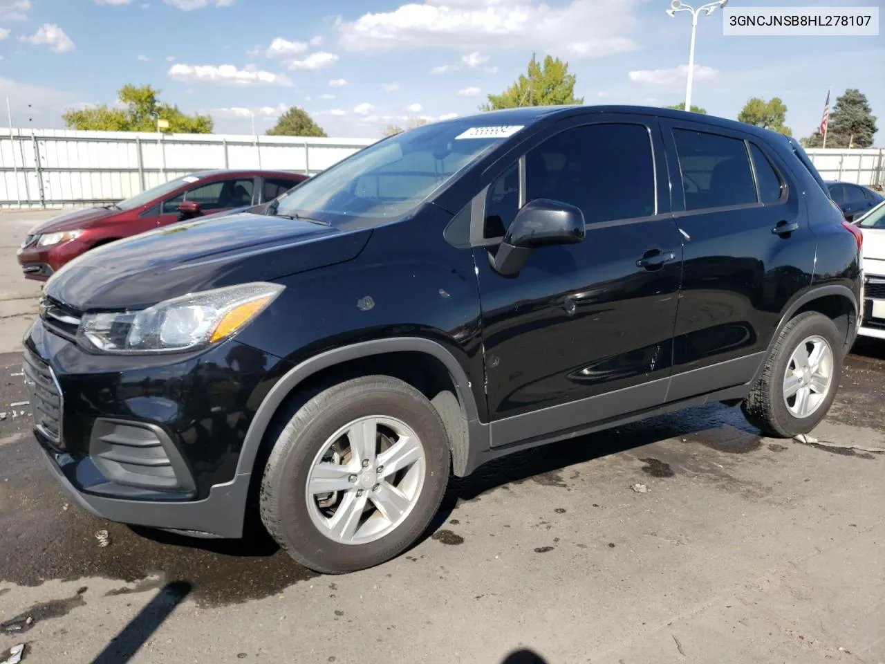 2017 Chevrolet Trax Ls VIN: 3GNCJNSB8HL278107 Lot: 75555884