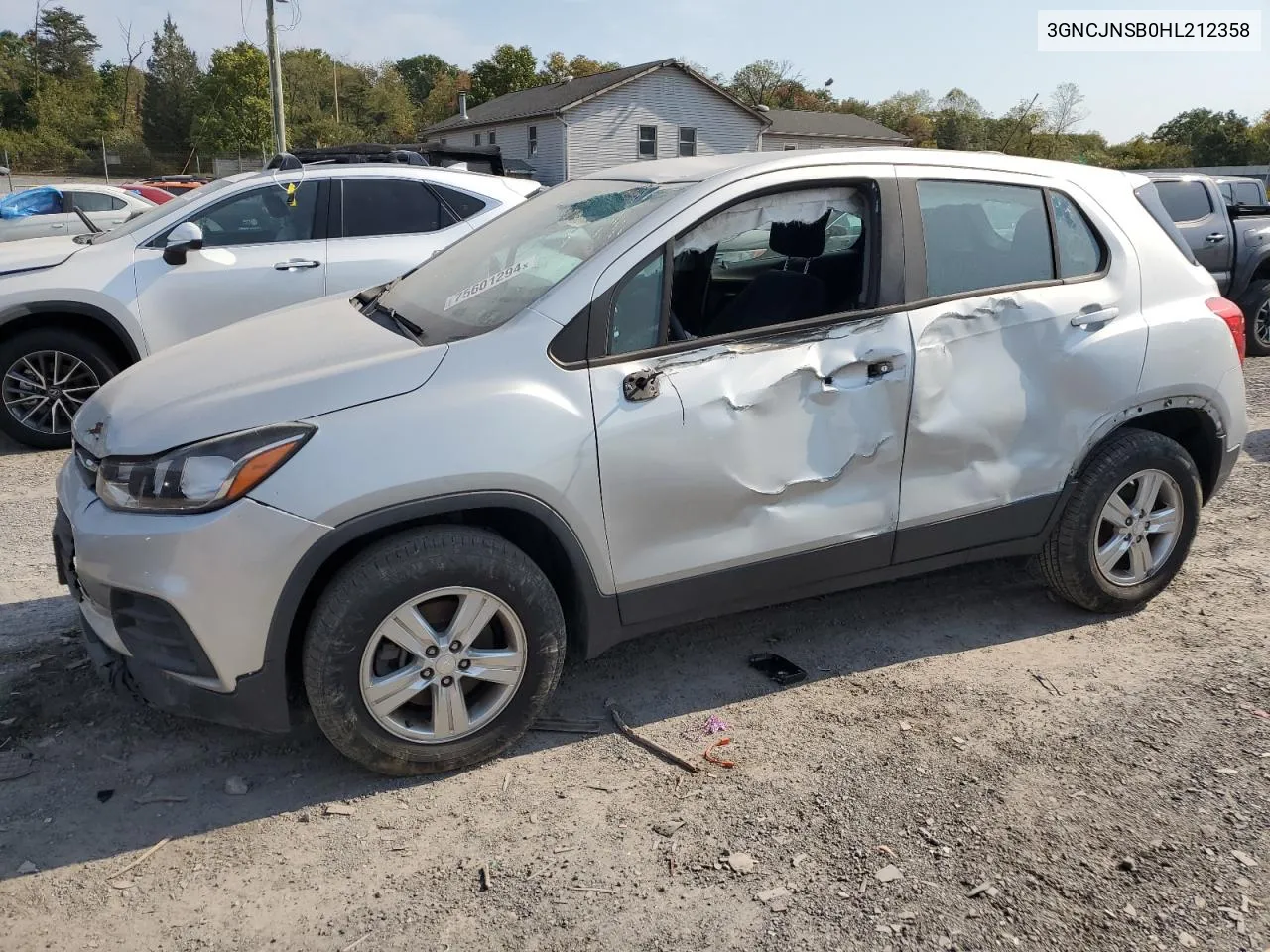 2017 Chevrolet Trax Ls VIN: 3GNCJNSB0HL212358 Lot: 75601294