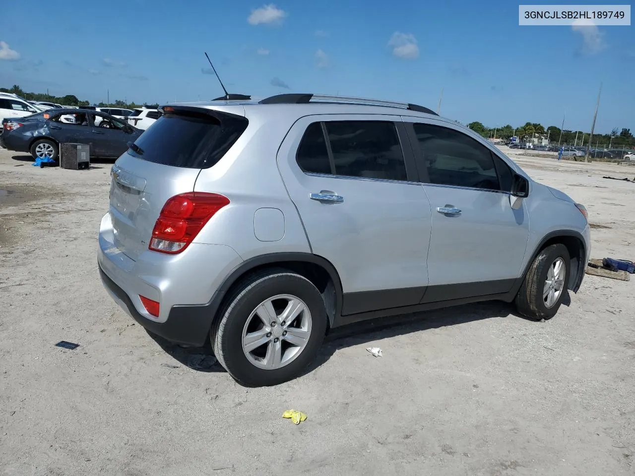 2017 Chevrolet Trax 1Lt VIN: 3GNCJLSB2HL189749 Lot: 75842584