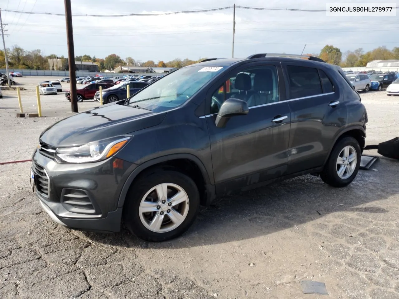 2017 Chevrolet Trax 1Lt VIN: 3GNCJLSB0HL278977 Lot: 76038274