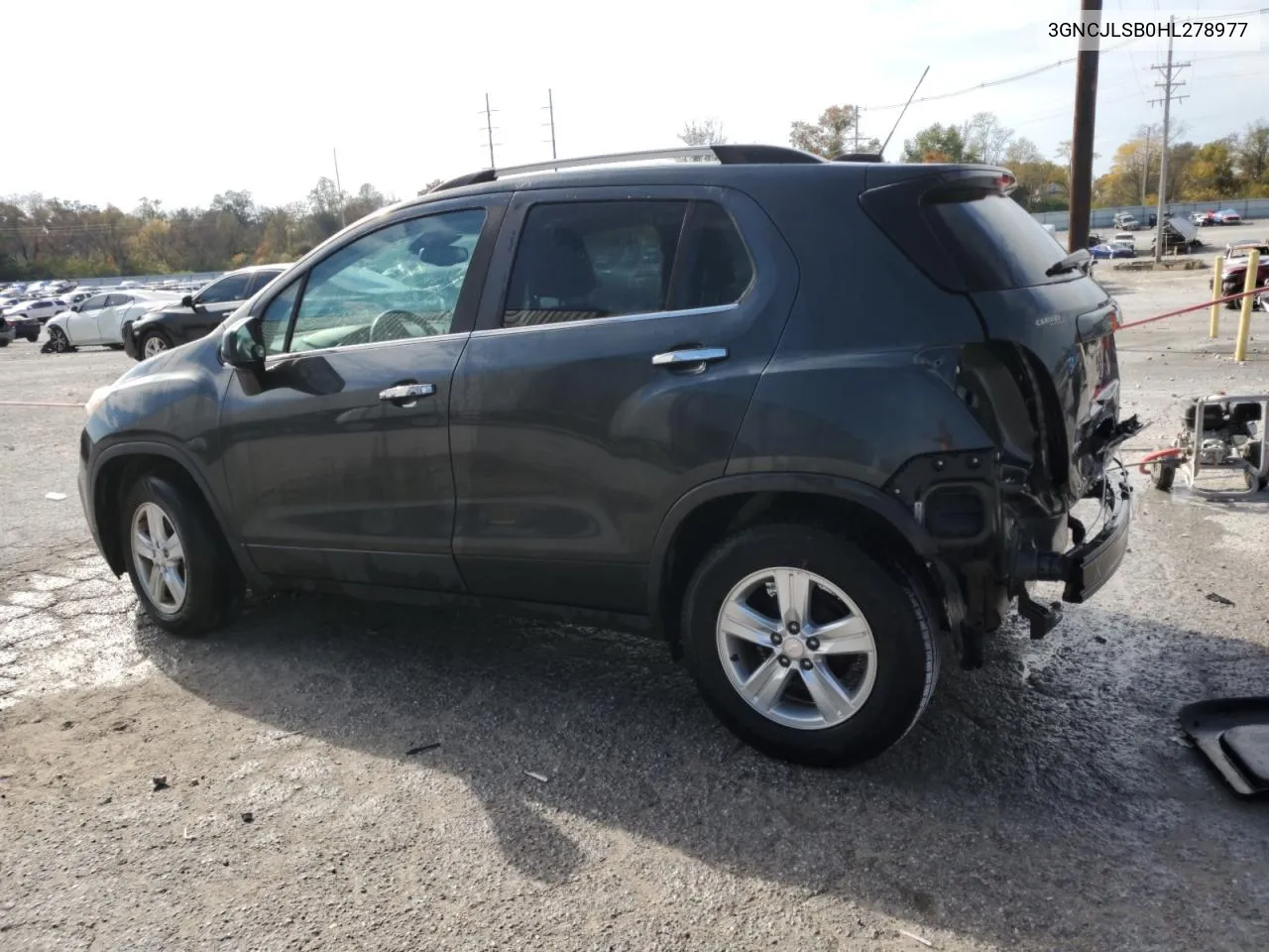 2017 Chevrolet Trax 1Lt VIN: 3GNCJLSB0HL278977 Lot: 76038274