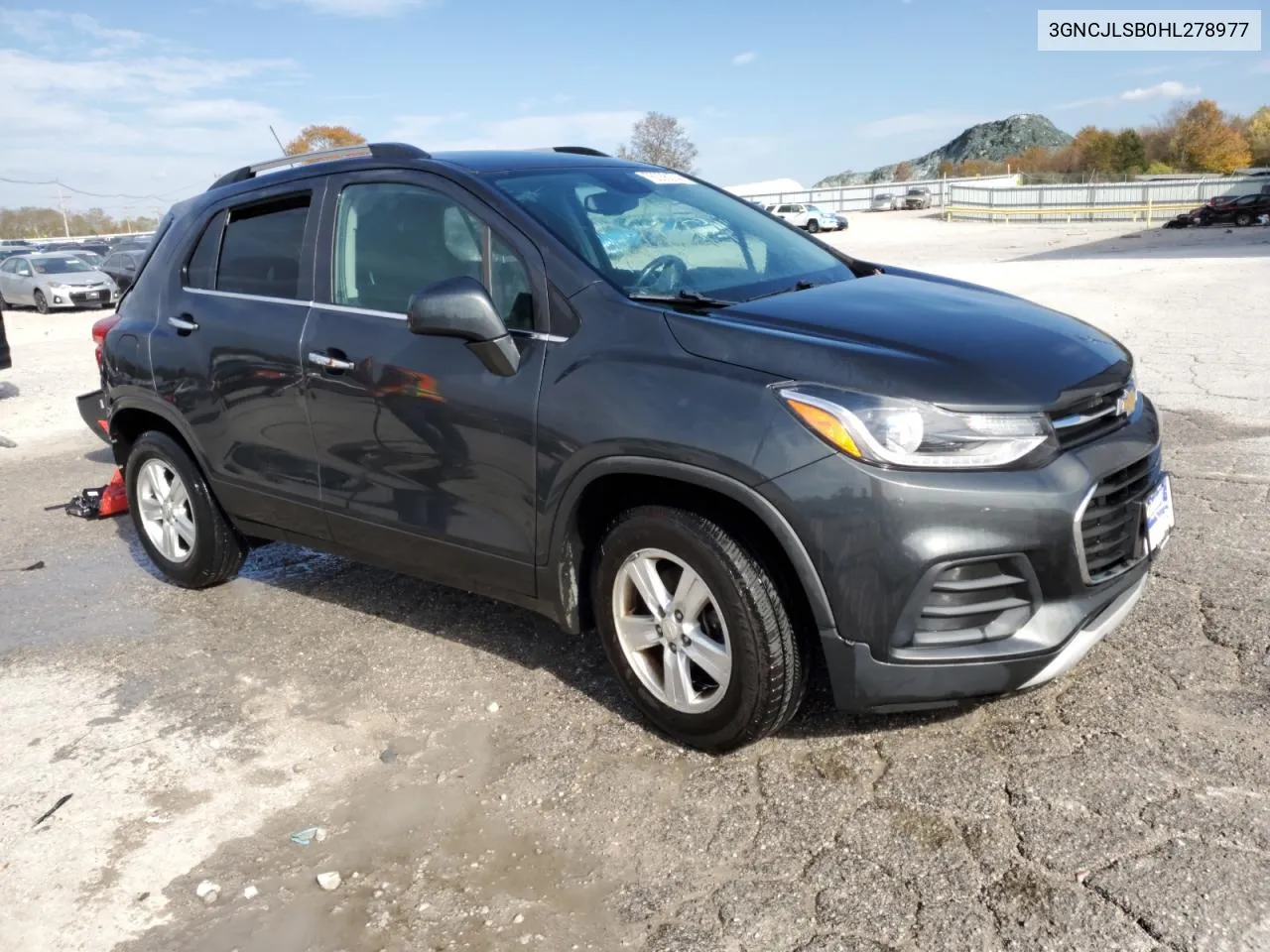 2017 Chevrolet Trax 1Lt VIN: 3GNCJLSB0HL278977 Lot: 76038274