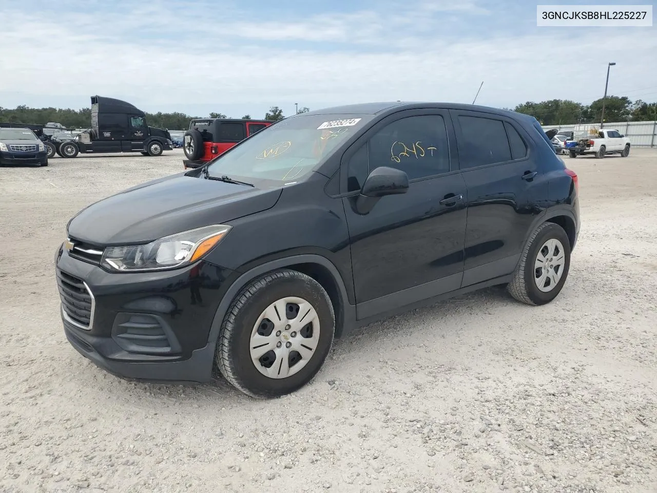 2017 Chevrolet Trax Ls VIN: 3GNCJKSB8HL225227 Lot: 76235274