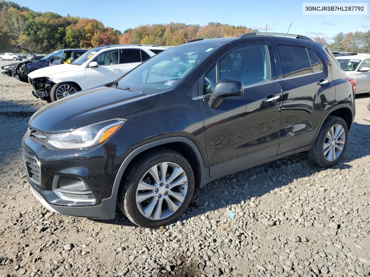 2017 Chevrolet Trax Premier VIN: 3GNCJRSB7HL287792 Lot: 76240294