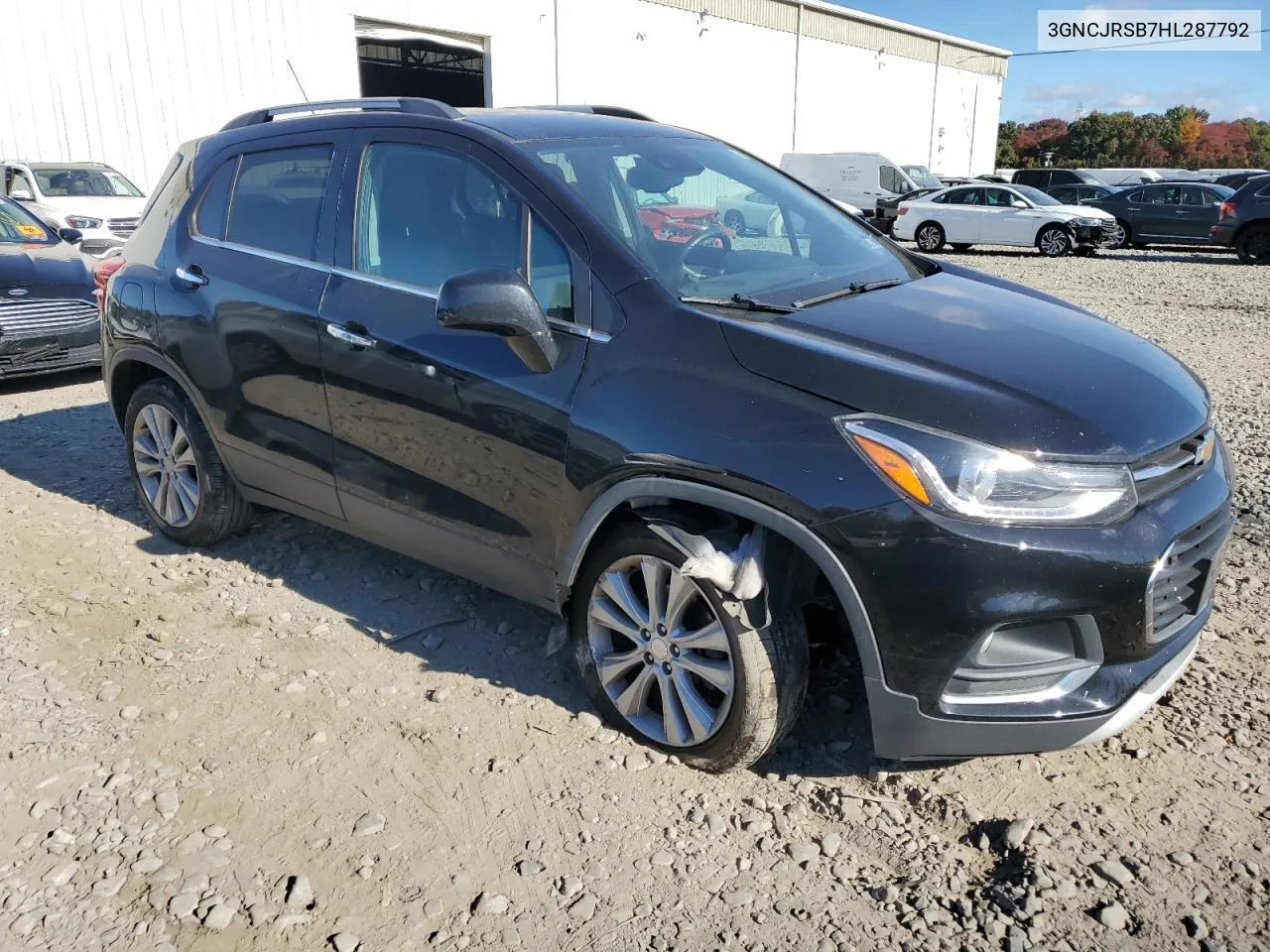 2017 Chevrolet Trax Premier VIN: 3GNCJRSB7HL287792 Lot: 76240294