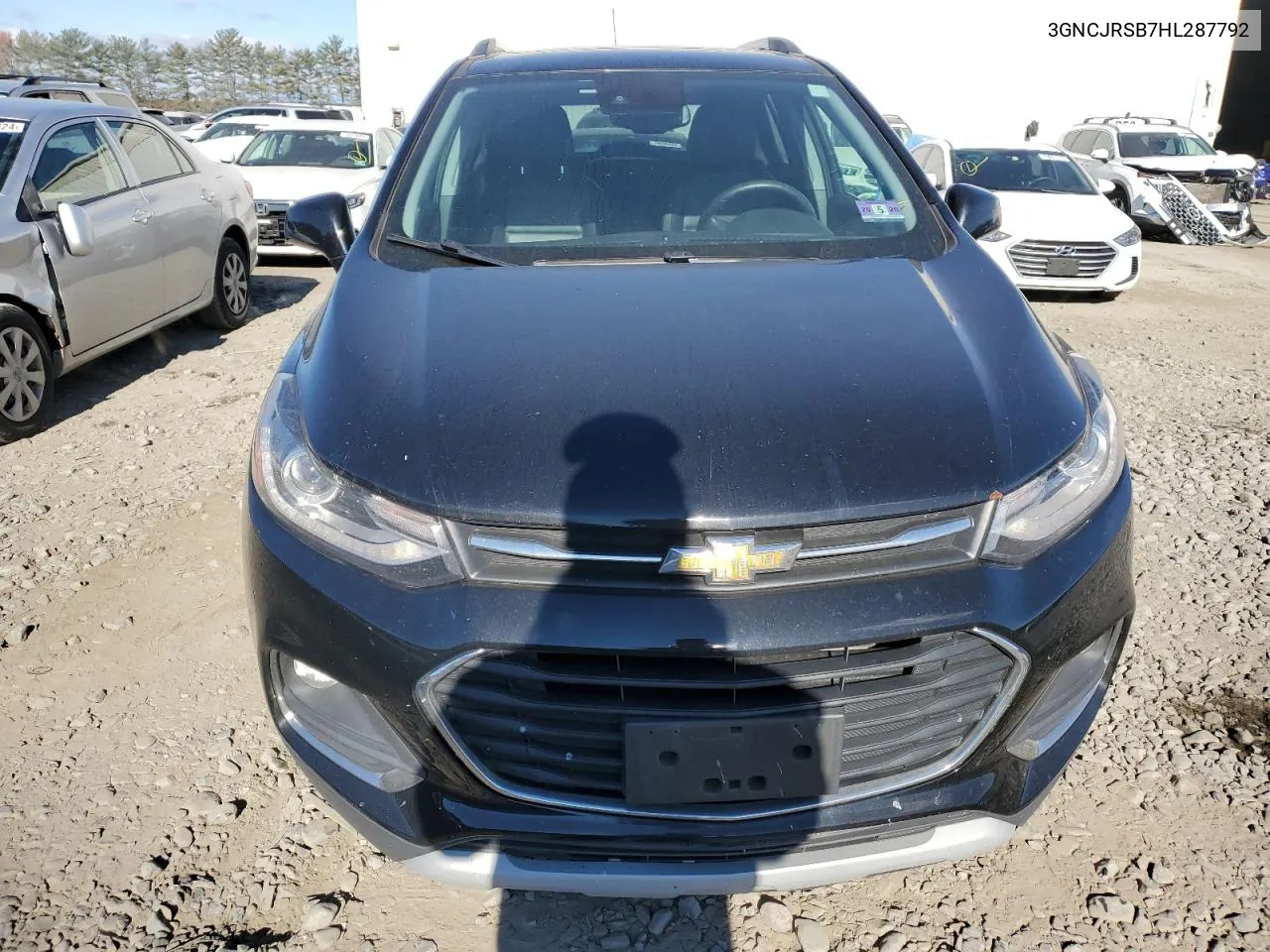 2017 Chevrolet Trax Premier VIN: 3GNCJRSB7HL287792 Lot: 76240294