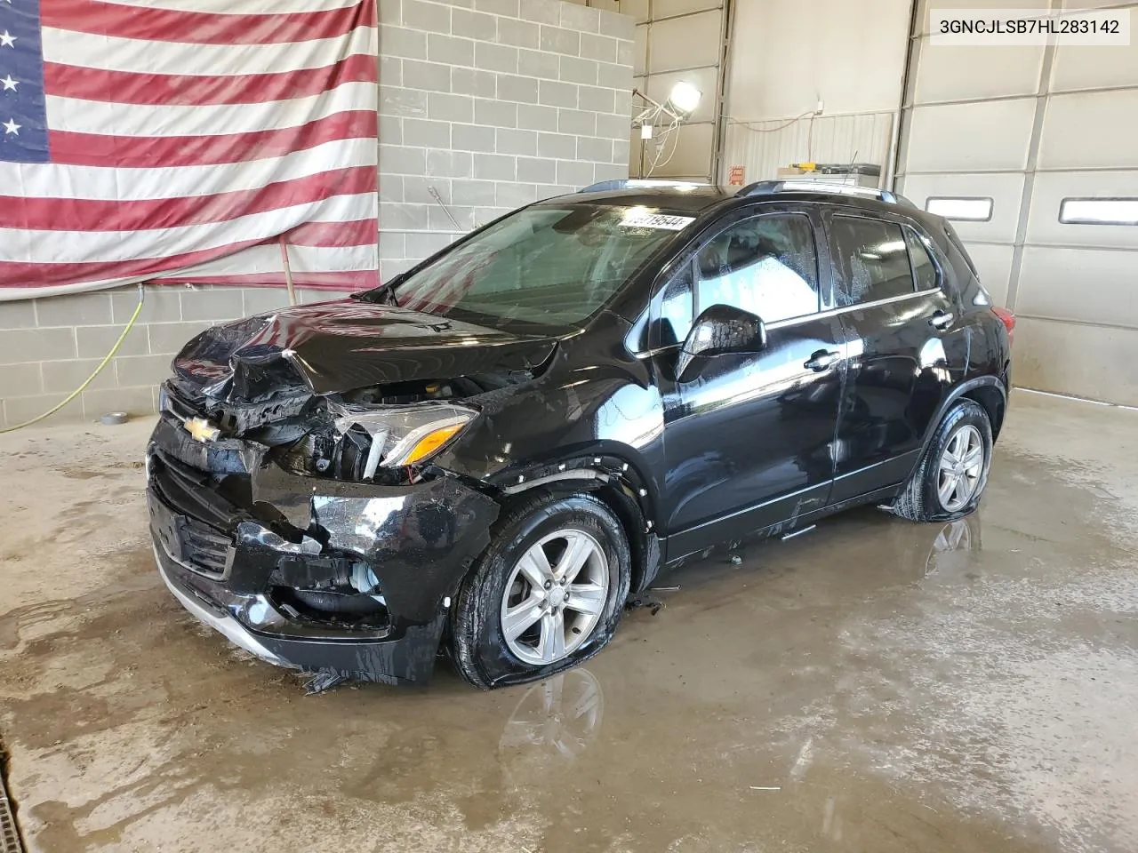 2017 Chevrolet Trax 1Lt VIN: 3GNCJLSB7HL283142 Lot: 76719544