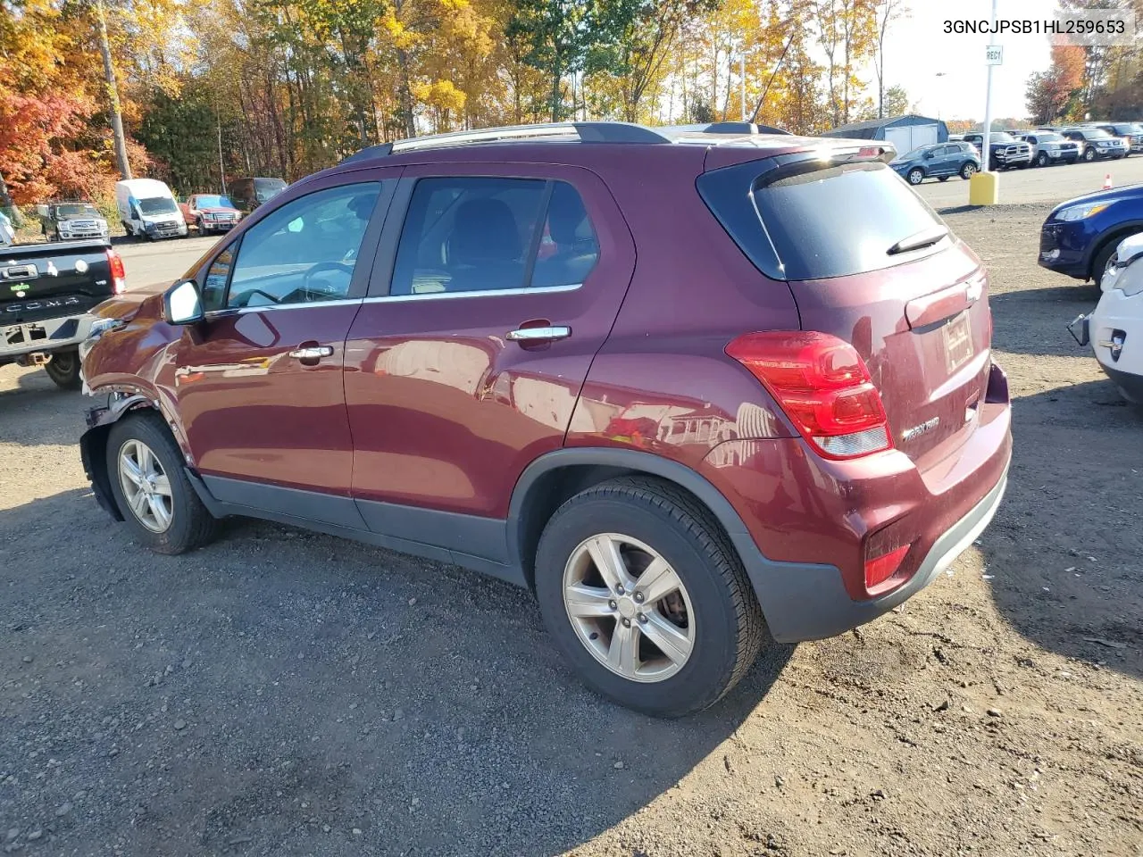 2017 Chevrolet Trax 1Lt VIN: 3GNCJPSB1HL259653 Lot: 76968374