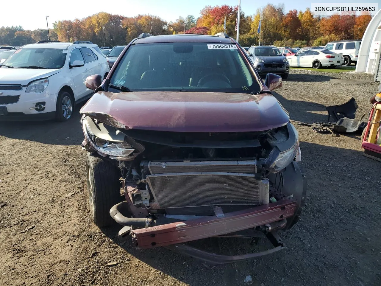 2017 Chevrolet Trax 1Lt VIN: 3GNCJPSB1HL259653 Lot: 76968374