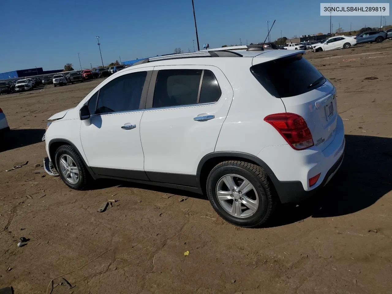 2017 Chevrolet Trax 1Lt VIN: 3GNCJLSB4HL289819 Lot: 77305264