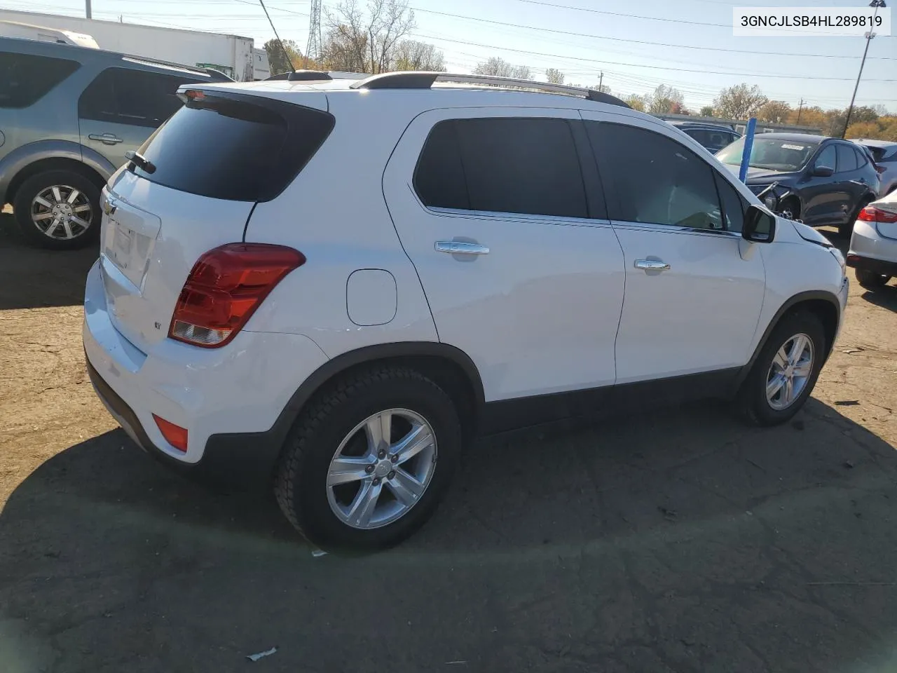 2017 Chevrolet Trax 1Lt VIN: 3GNCJLSB4HL289819 Lot: 77305264