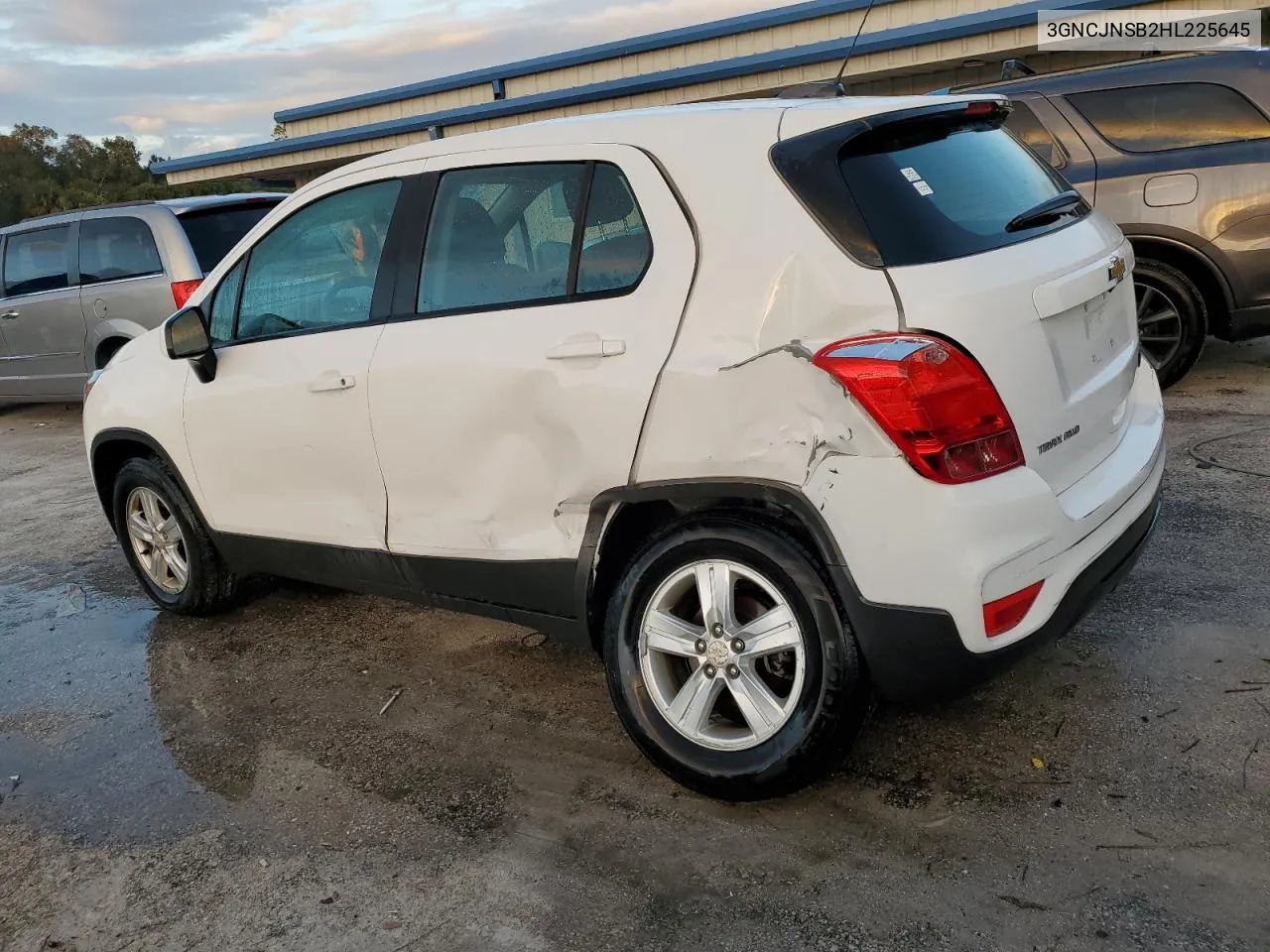 2017 Chevrolet Trax Ls VIN: 3GNCJNSB2HL225645 Lot: 77337594