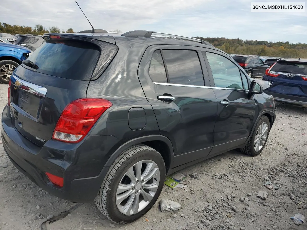 2017 Chevrolet Trax Premier VIN: 3GNCJMSBXHL154608 Lot: 77373824