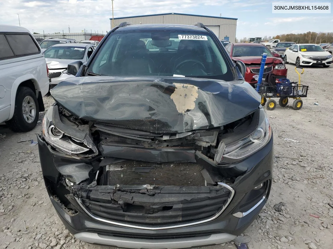 2017 Chevrolet Trax Premier VIN: 3GNCJMSBXHL154608 Lot: 77373824