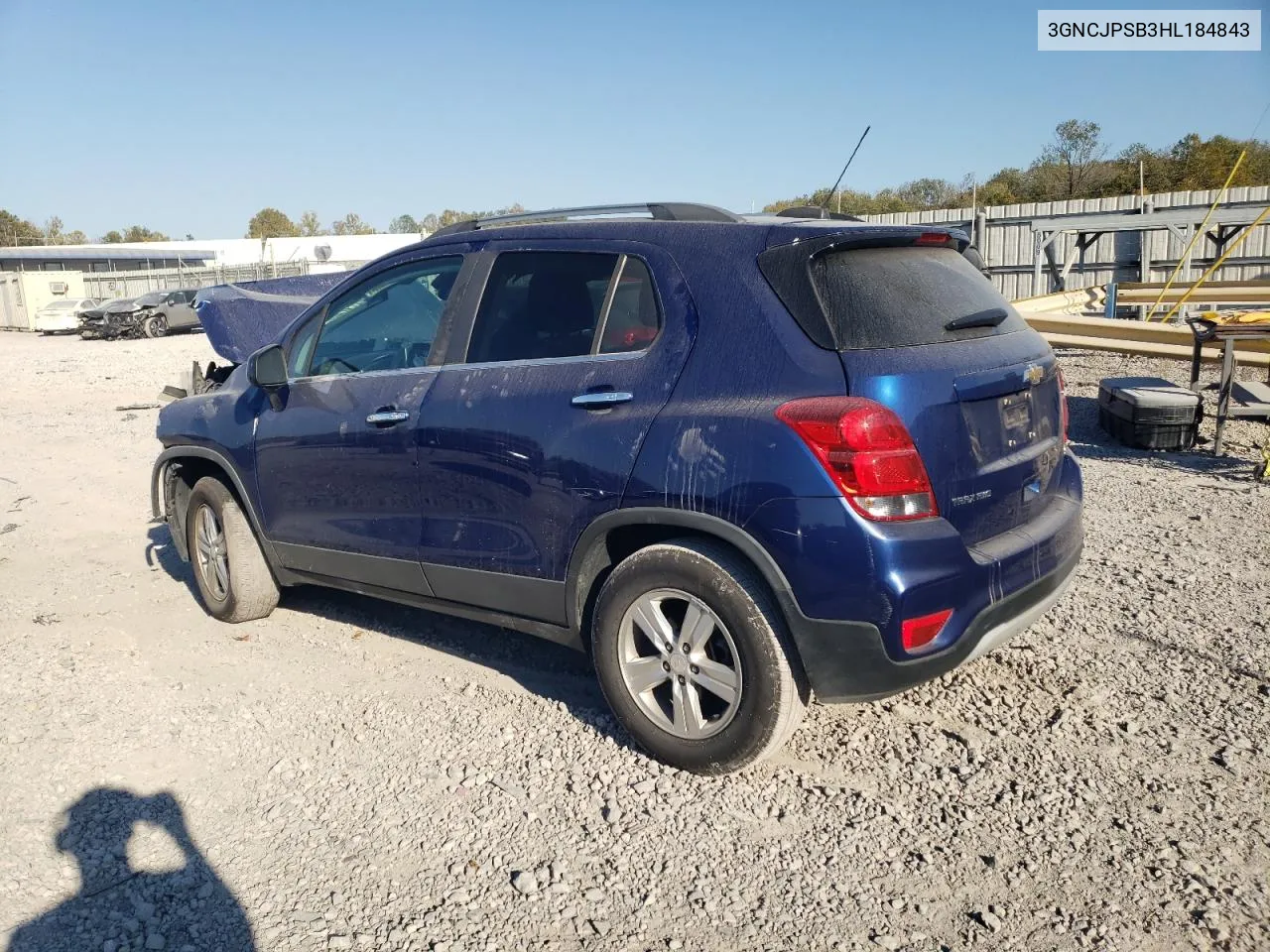 2017 Chevrolet Trax 1Lt VIN: 3GNCJPSB3HL184843 Lot: 77390324