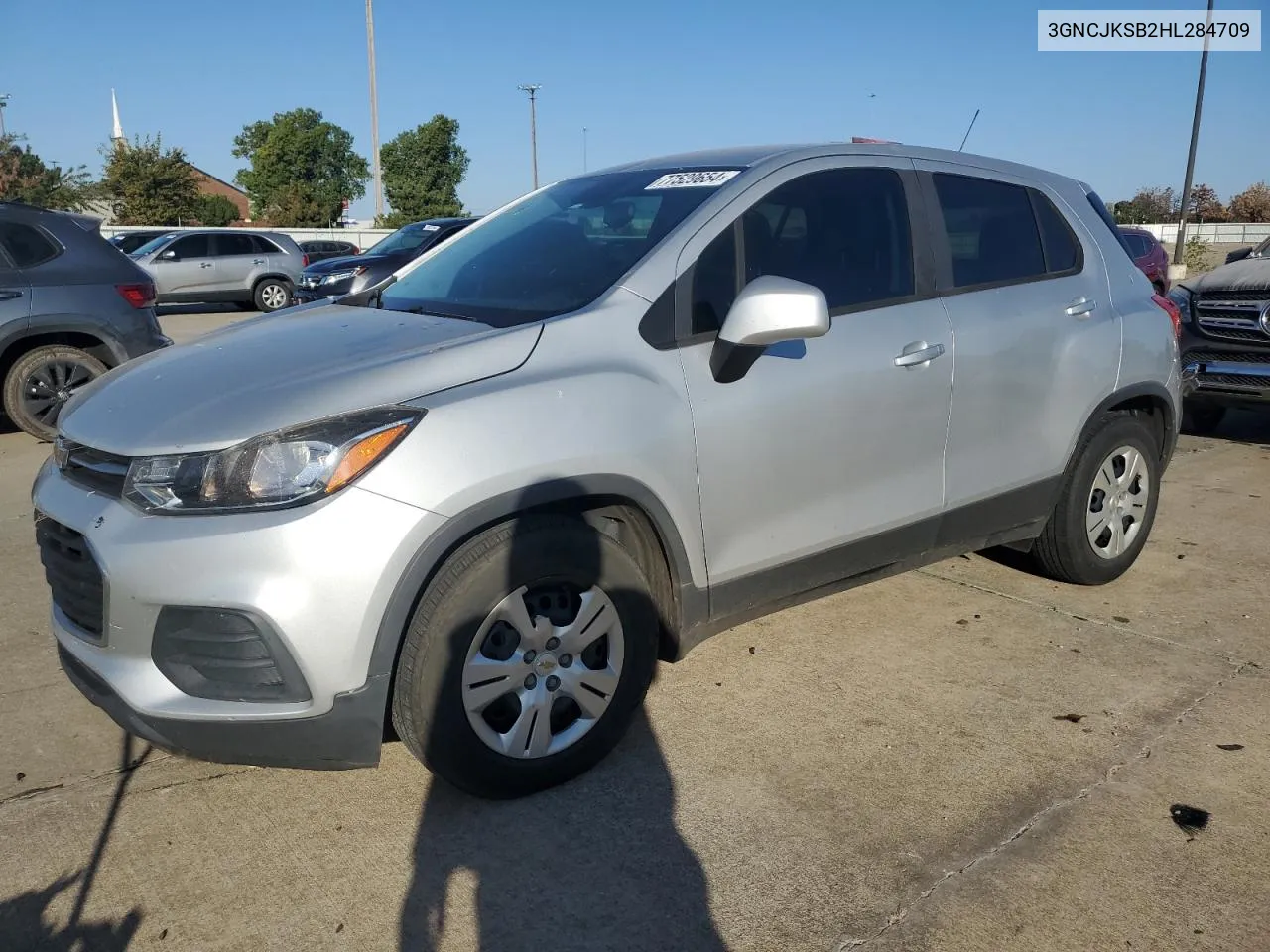 2017 Chevrolet Trax Ls VIN: 3GNCJKSB2HL284709 Lot: 77529654