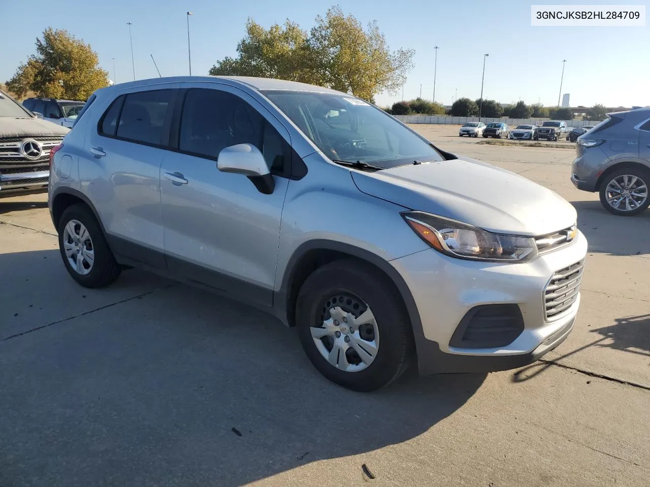 2017 Chevrolet Trax Ls VIN: 3GNCJKSB2HL284709 Lot: 77529654