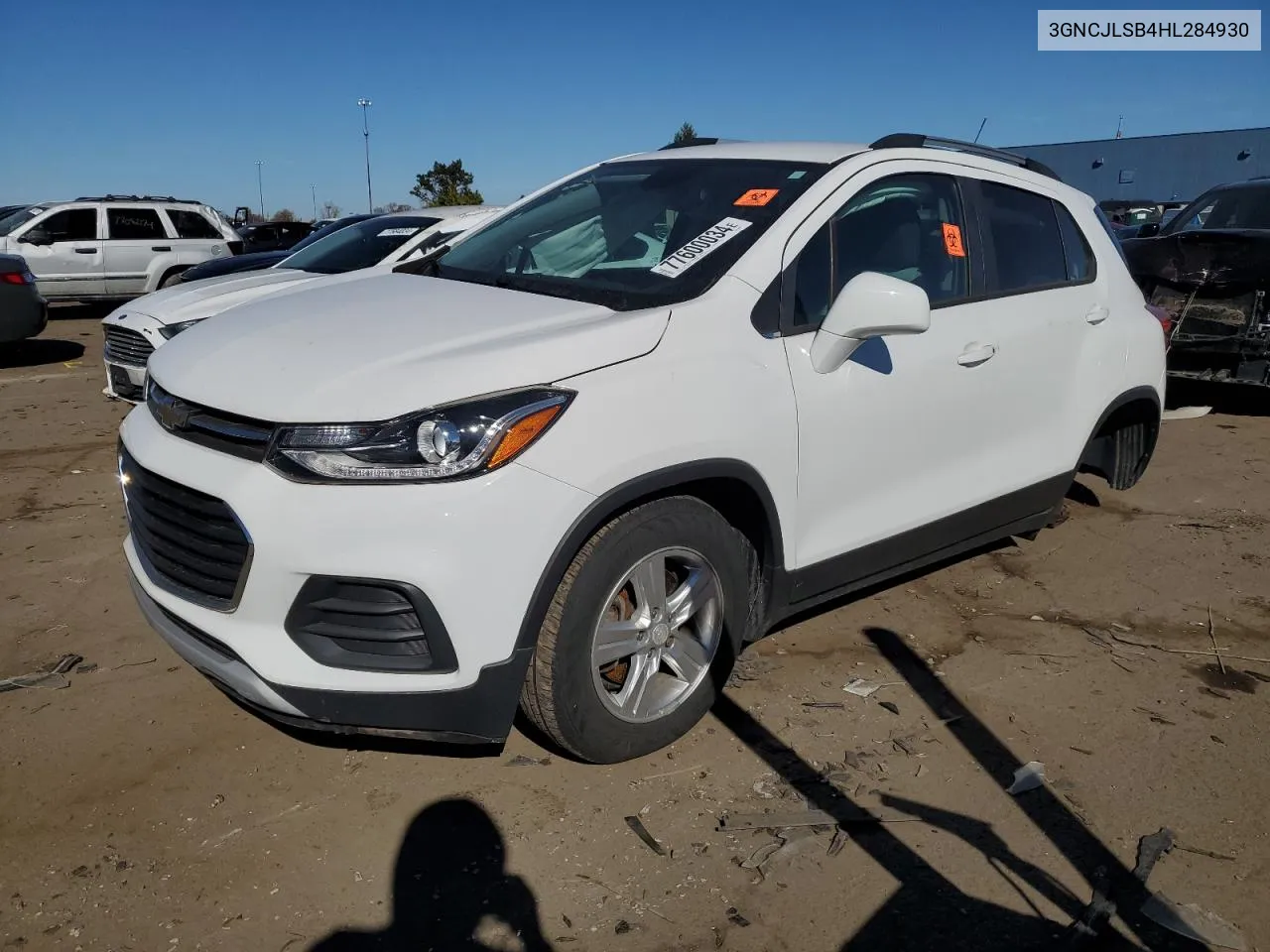 2017 Chevrolet Trax 1Lt VIN: 3GNCJLSB4HL284930 Lot: 77600034