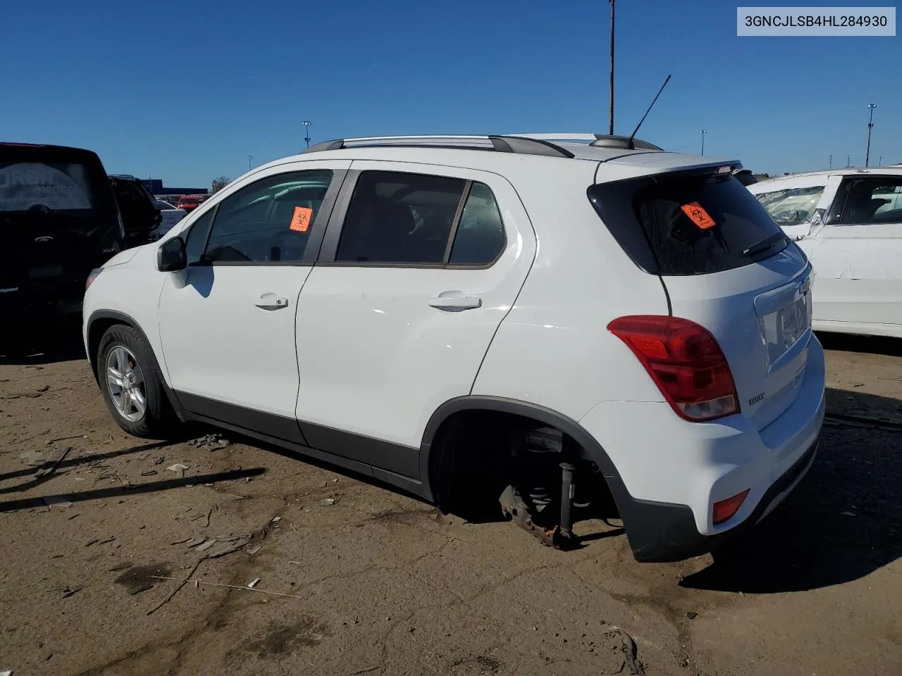 2017 Chevrolet Trax 1Lt VIN: 3GNCJLSB4HL284930 Lot: 77600034