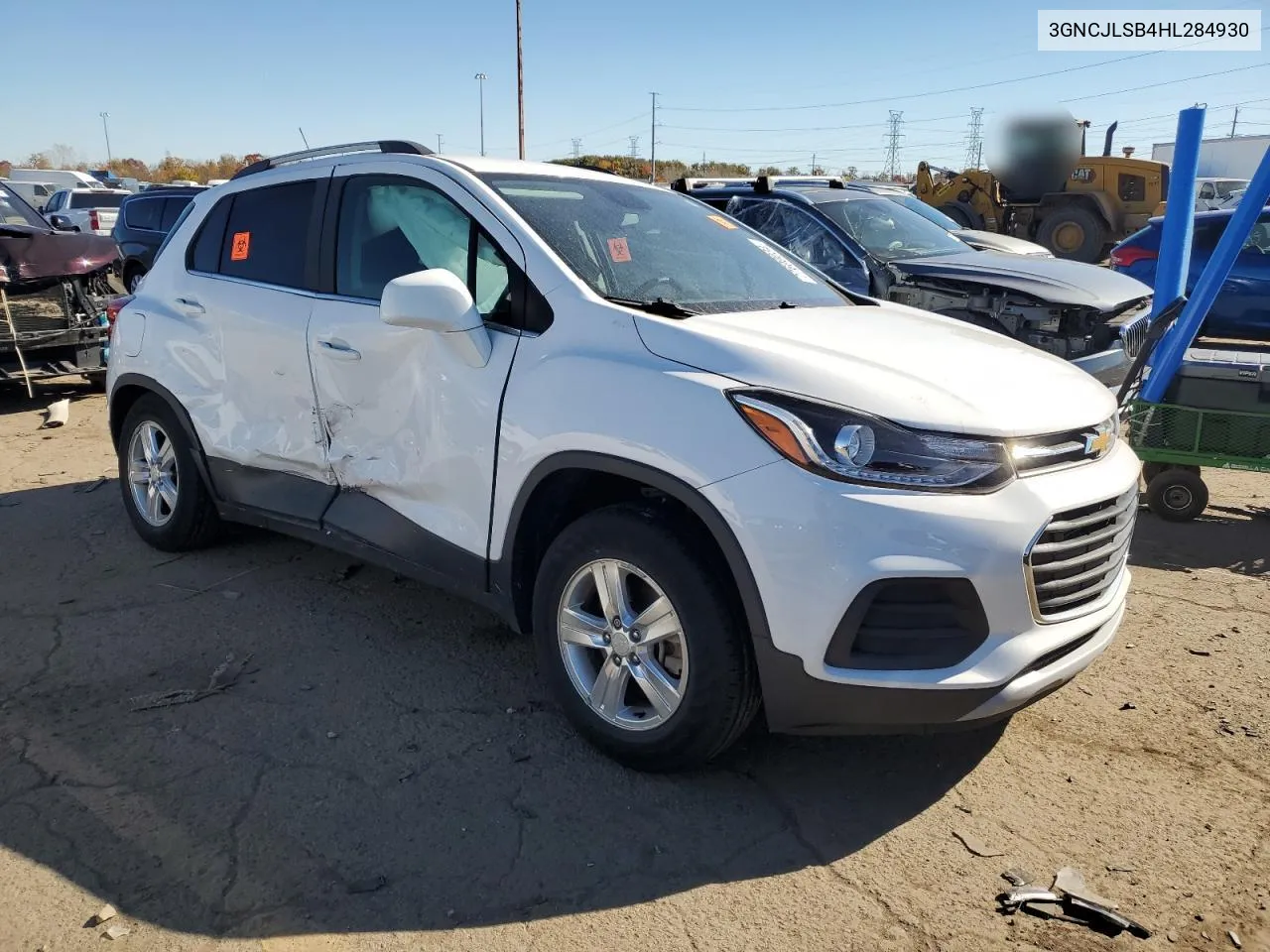 2017 Chevrolet Trax 1Lt VIN: 3GNCJLSB4HL284930 Lot: 77600034