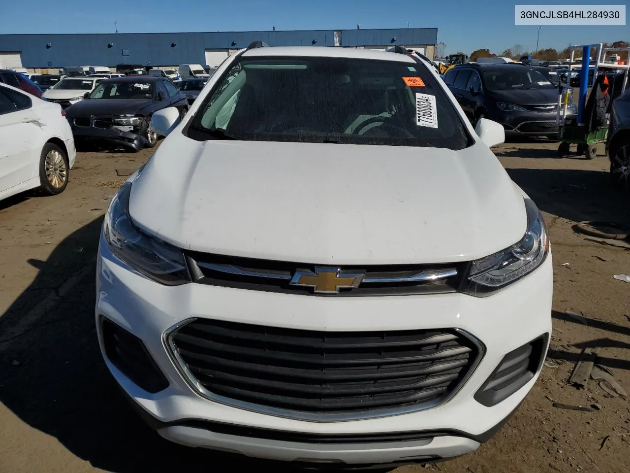 2017 Chevrolet Trax 1Lt VIN: 3GNCJLSB4HL284930 Lot: 77600034