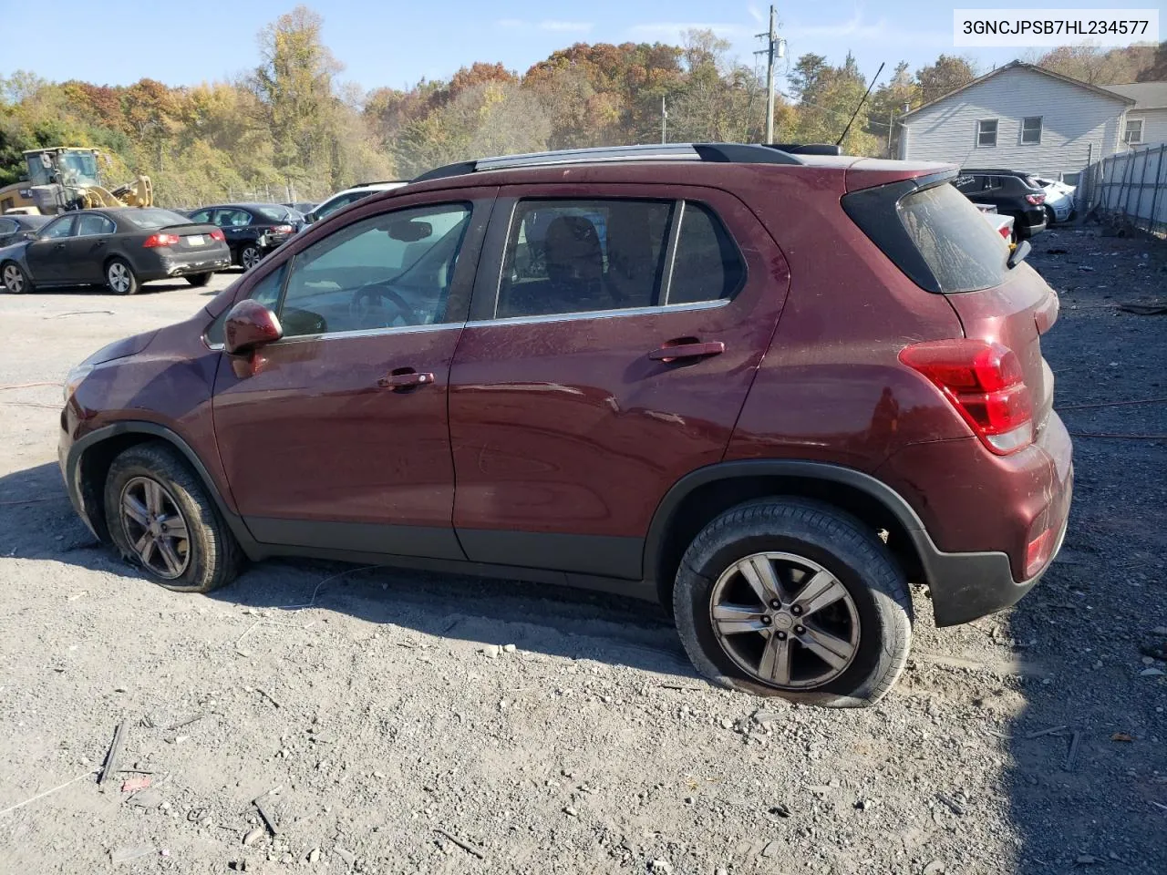 2017 Chevrolet Trax 1Lt VIN: 3GNCJPSB7HL234577 Lot: 77865544