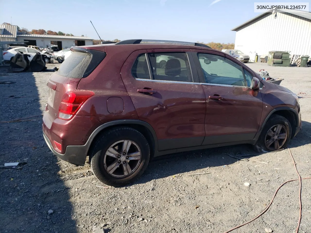 2017 Chevrolet Trax 1Lt VIN: 3GNCJPSB7HL234577 Lot: 77865544